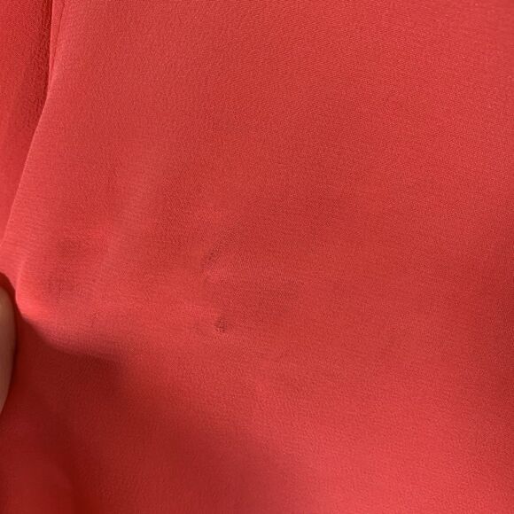 J. Crew 100% Silk Blouse Women's 10 Hot Pink Long Sleeve Button Up Lightweight - Picture 9 of 11